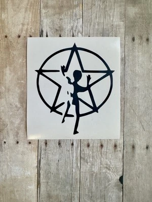 Calcomanía de vinilo premium con logotipo de Rush Starman Foto 1 de 3