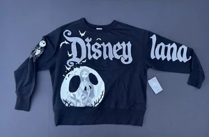 Disney Parks Disneyland NIGHTMARE BEFORE CHRISTMAS Sweatshirt Schwarz Pullover MD - Bild 1 von 9