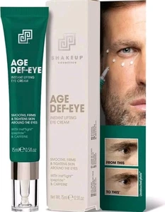 SHAKEUP Age-Def-Eye Instant Lifting Eye Cream 15ml Caffeine Ipeptide - Picture 1 of 5