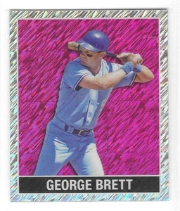 GEORGE BRETT 2025 Leaf National 15th NSCC Pack Mini Pink Shimmer #/8 - Picture 1 of 2