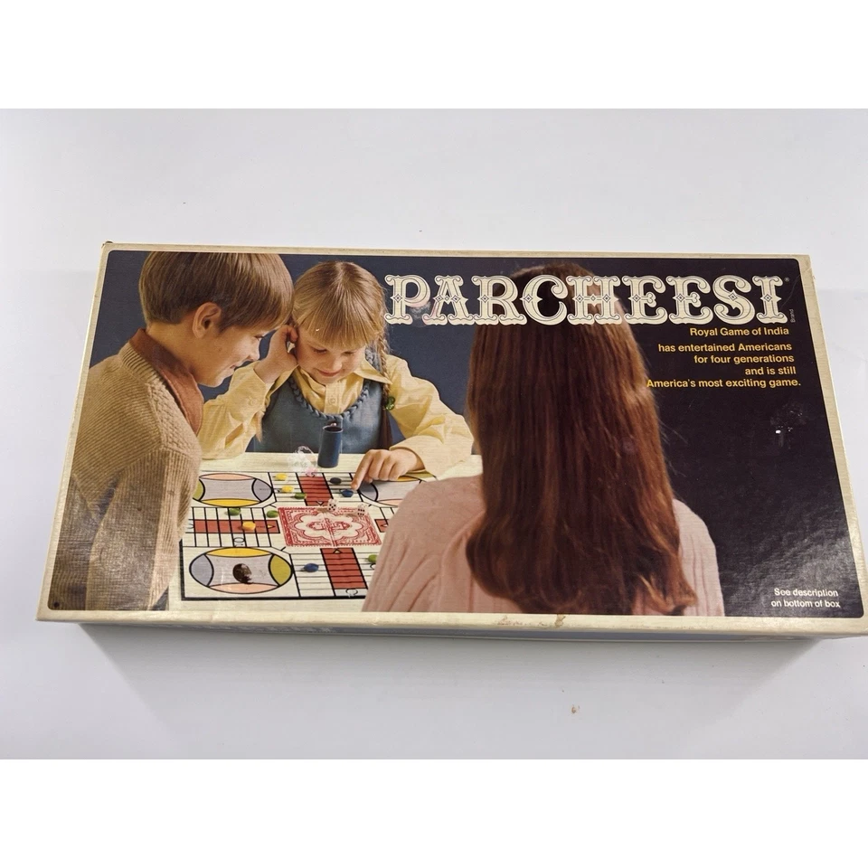 Vintage 1975 Parcheesi Board Game by Selchow & Righter Co. Collectible - Image 1 of 4