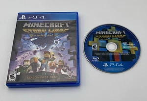 Minecraft Story Mode Season Pass PS4 PlayStation 4 Complete Tested Authentic - Picture 1 of 4
