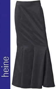 NEU ABEND HIGHLIGHT BAHNENROCK GODETFALTEN TAFT lang GR 34 HEINE schwarz *047481 - Picture 1 of 3
