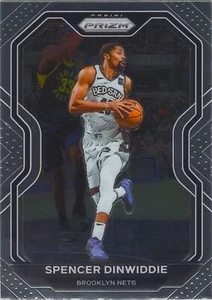 Spencer Dinwiddie 2020-21 Prizm Basketball Chrome Base Card #12 Brooklyn Nets - Picture 1 of 2
