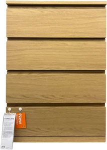 New IKEA STORKLINTA 4-Drawer Chest Oak Effect (27 ½x18 ⅞x38 ⅝ ") 205.592.90 - Picture 1 of 1