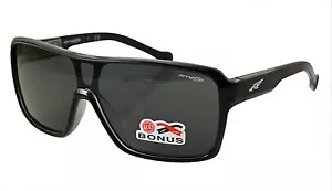 GAFAS DE SOL ARNETTE TALLBOY SHIELD AN4210-05 MARCO NEGRO LENTES GRISES NUEVAS ÚLTIMAS - Imagen 1 de 8