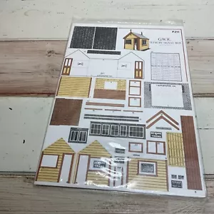 ALPHAGRAPHIX CARD KIT #F211 G.W.R. TETBURY SIGNAL BOX - Foto 1 di 2