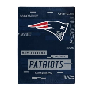 New England Patriots Blanket 60x80 Raschel Digitize Design - Picture 1 of 1