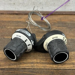 Vintage Sram ESP 700 Sealed Grip Shifter Set NOS 8s 8x3 Speed Grips Black 1990s - Picture 1 of 15