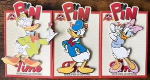 Disney DLP PTT 2024 Donald Daisy Duck Gladstone Gander LE 400 Pin Set - Picture 1 of 1