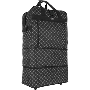 Charlie Sport Expandable Wheel Bag Luggage Printed Black, 36-Inches - Picture 1 of 2