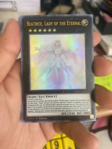 Yugioh x1 Beatrice, Dame des Ewigen 1. Auflage Ultra Rare BROL-DE086 (NM!) - Bild 1 von 2