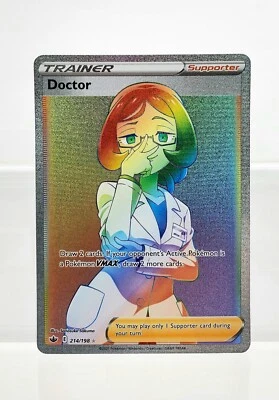 Pokemon TCG Doctor 214/198 Chilling Reign Secret Rare - Image 1 of 2