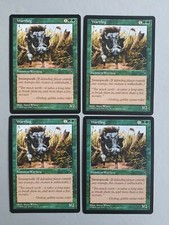 Warthog x4 playset, MTG Visions (1997), Common Green Creature VNM