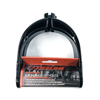 "Exchange Handles for Use with Lifeline Resistance Cables -Black/Red - Image 1 of 4