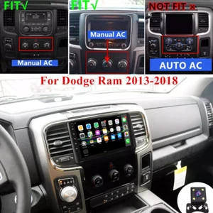 For 2013-2018 Dodge Ram 1500 2500 3500 Car Stereo Carplay Radio GPS Navi Wifi BT - Picture 1 of 14