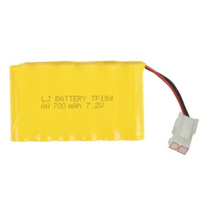 7.2V 700mAh NiCD AA rechargeable Battery 5559-2P plug For Rc toys Car Boat Gun - Picture 1 of 2