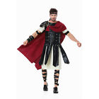 Costume d'Halloween hommes cosplay gladiateur romain costume grès manteau traditionnel