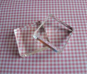 1x DIY Acrylic Block für Clear stamps 70 x 50 x 15mm - Bild 1 von 2