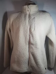 Eddie Bauer Beige Fleece Jacket NWT Women's Zip Up Size Large L - Picture 1 of 3