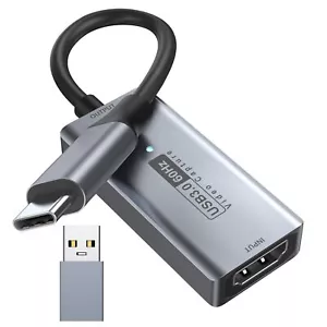 Carte d'acquisition vidéo Newhope Carte de Capture 4K HDMI vers USB C 3.0 108... - Photo 1/7