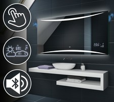 Specchio Del Bagno Con Illuminazione LED | Stazione Meteo | Altoparlante | L78