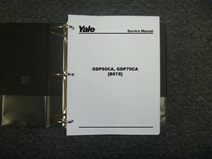 Yale GDP60CA GDP70CA Forklift Shop Service Repair Manual B878 - Picture 1 of 1