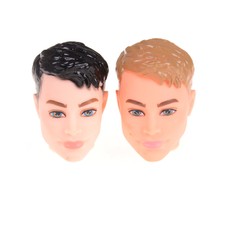 2pcs Head Original Doll Accessories Doll Head for Barbie Doll Ken&