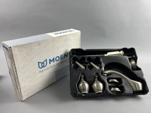 Moen "Monticello" Brushed Nickle Assembly T4570BN two-handle low arc facet - Picture 1 of 4