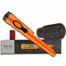 Pinpoint Metal Detector Pinpointer - Fully Waterproof with Orange Color Inclu...