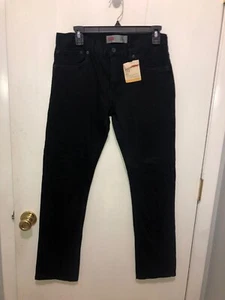 NWT Levis 511 Slim Fit Boys 16 Regular Black Jeans Tag 28X28 Actual 30X30 NEW - Picture 1 of 3