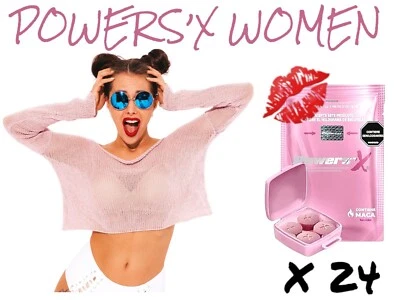 Power Sex Women Powers'X *24 TABLETAS* DISEÑADAS PARA MUJERES * Foto 1 de 4