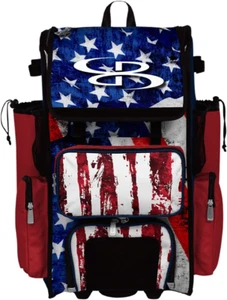 Rolling Superpack 2.0 Baseball/Softball Gear Bag - 23-1/2" X 13-1/2" X 9-1/2" - - Picture 1 of 4