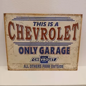 Chevrolet Only Garage Others Outside Blechschild Made In USA - Bild 1 von 3