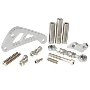 Aeroflow AF64-4002 Billet Aluminium Alternator Bracket Polished S/B Chev V8 - Picture 1 of 3