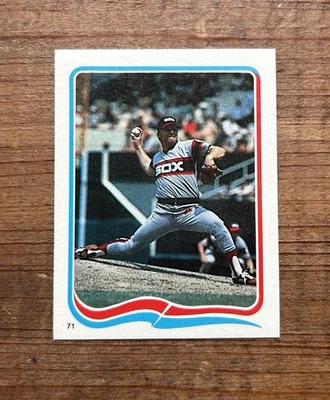 Tom Seaver 1985 Fleer Star Sticker #71 HOF Chicago White Sox NY Mets Reds MLB - Image 1 of 2