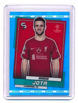 Topps 2022-23 UEFA Football Superstars Diogo Jota Iconic Parallel 7/10 Liverpool - Image 1 of 4