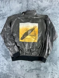 Led Zeppelin Vintage Style Tour Jacket One Size Black Promo Windbreaker RARE XL - Picture 1 of 7