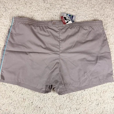 Pantalones cortos vintage años 70 Jantzen para hombre tenis navegación gris talla 44 cintura elástica Foto 1 de 4