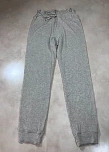 Beyond Yoga Woman Small Loungewear Pants Ribbed Light Gray Tencel Jogger - Picture 1 of 11