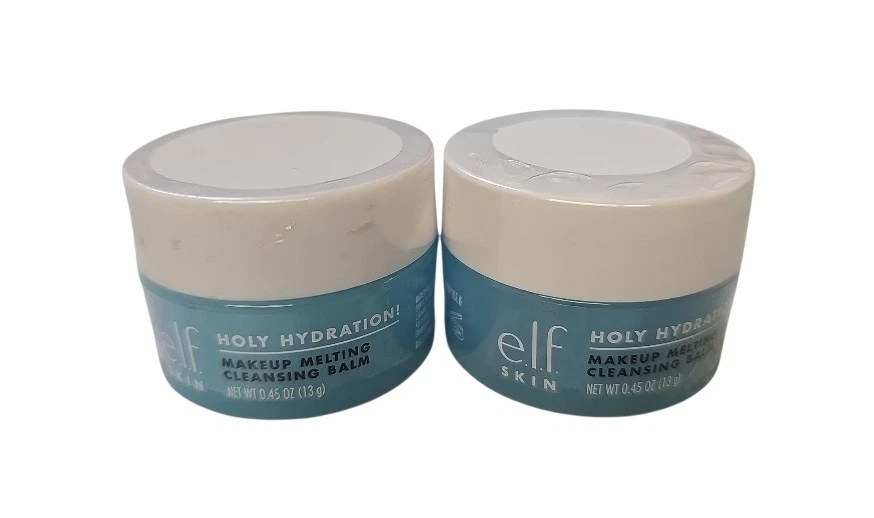 Paquete de 2 bálsamos limpiadores de maquillaje hidratante Elf Holy - tamaño de viaje de 0,45 oz  Foto 1 de 1
