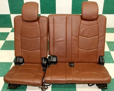 15' ESCALADE Brown Leather Rear Back Third 3rd Row Power Folding Seat Assembly Foto 1 de 4