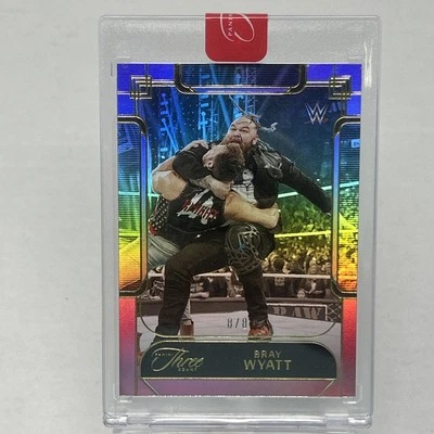 2024 Bray Wyatt Panini Three Count WWE #130 Card  # 8/8 BOOKEND - Image 1 of 2