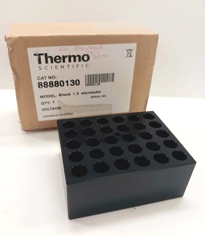 Bloque de baño Thermo Fisher Scientific 88880130 1,5 ml 30 microtubo seco frío  Foto 1 de 1