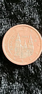  Spain, Centime, Burgos cathedral, 2004, Madrid, Copper Plated Steel,  - Image 1 of 3