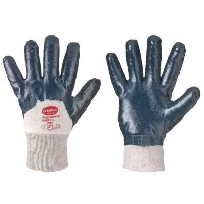Arbeitshandschuhe Stronghand Nitril Navystar Montagehandschuhe Gr: 9 / 10 / 11 - Bild 1 von 2