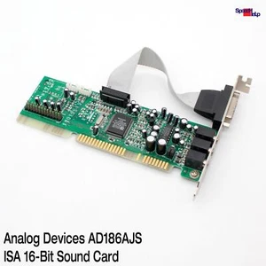 Analog Devices Son Isa AD1816AJS Son Carte Card Dos Win 286 386 486 Drivers - Photo 1/4