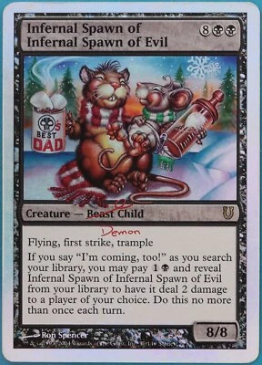 Infernal Spawn of Infernal Spawn of Evil FOIL Unhinged PLD (428218) ABUGames - Image 1 of 2