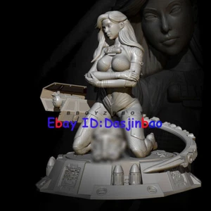 Beauty Woman 1/24 Resin Figure Female Model Kit Unpainted Unassembled TD-3042 - Picture 1 of 5