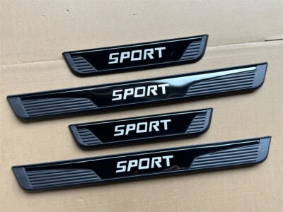 For Toyota Accessories Car Door Scuff Sill Cover Panel Step Protector Trims X4 - Image 1 of 4